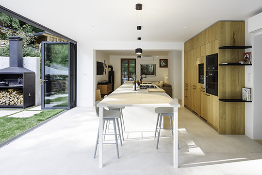 Solarlux Glas-Faltwand EFH St. Pölten