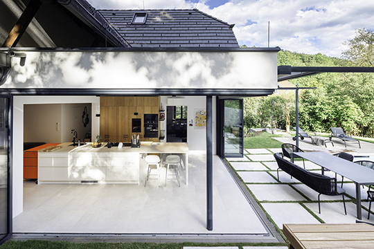 Solarlux Glas-Faltwand EFH St. Pölten