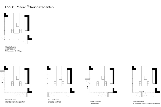Solarlux Glas-Faltwand EFH St. Pölten