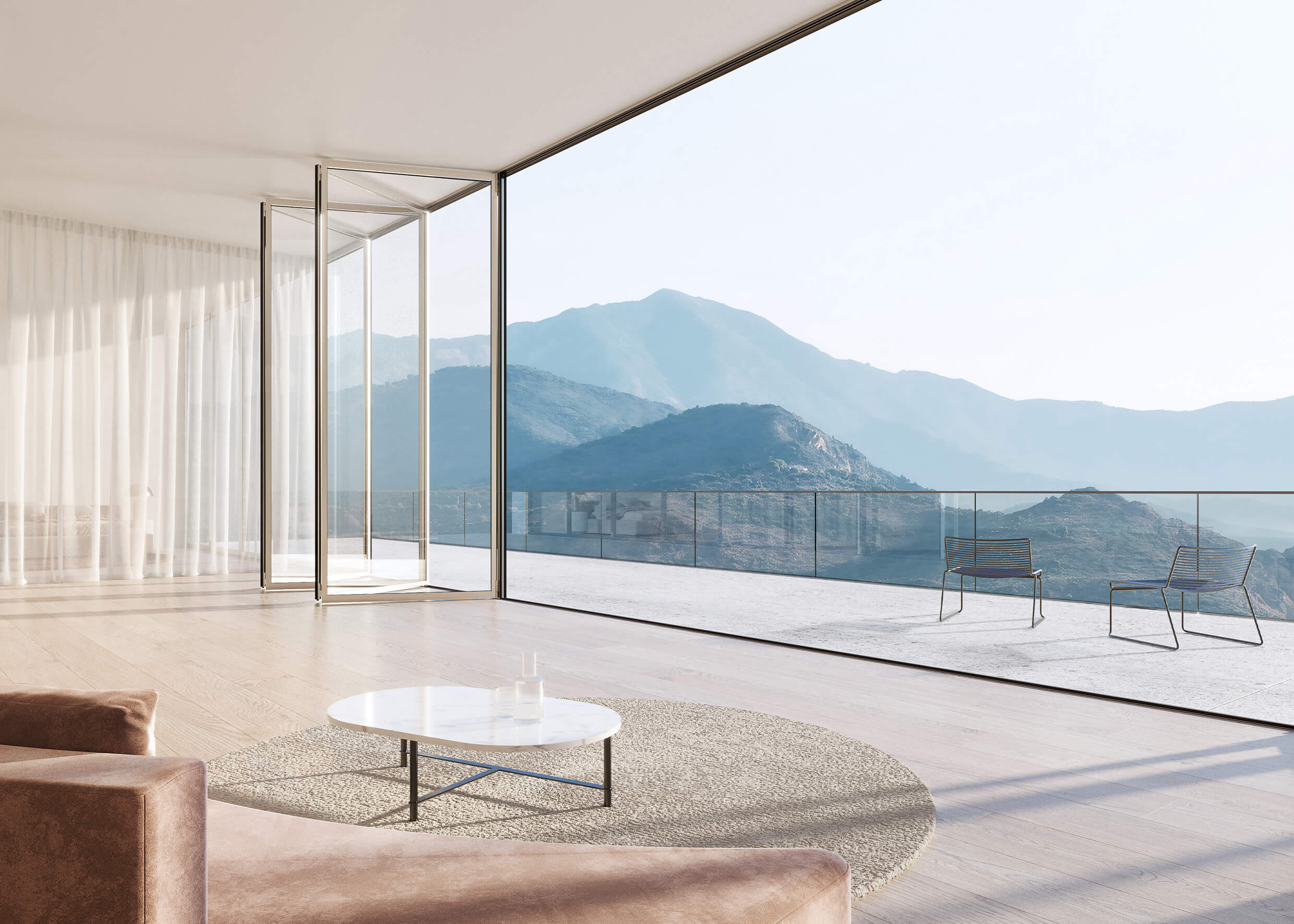 Einbruchschutz RC3 Glas-Faltwände