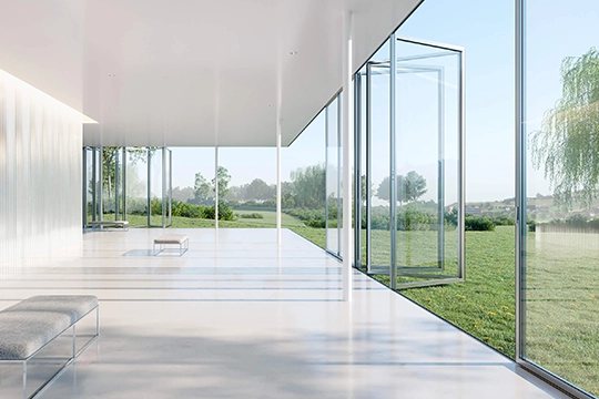 Einbruchschutz RC3 Glas-Faltwände