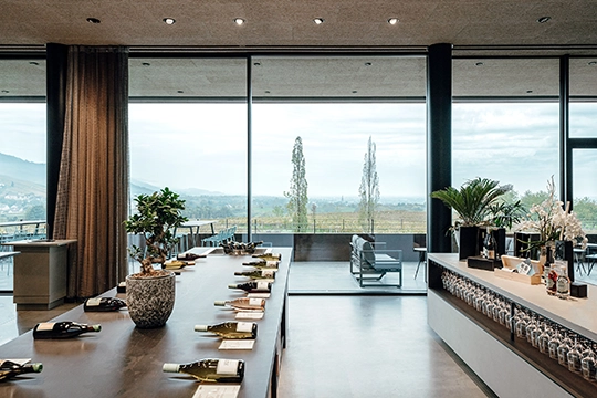 Schiebefenster cero Weingut Kopp Sinzheim