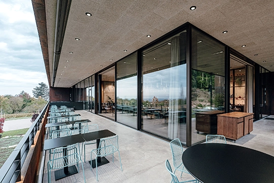 Schiebefenster cero Weingut Kopp Sinzheim