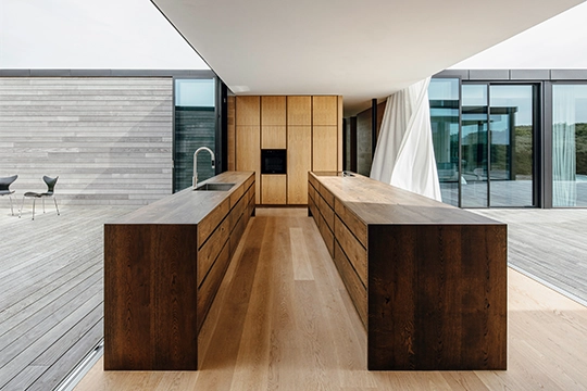 Gläsernes Strandhaus Dänemark