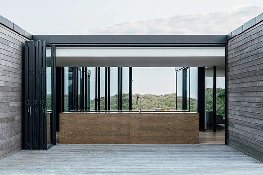 Gläsernes Strandhaus Dänemark