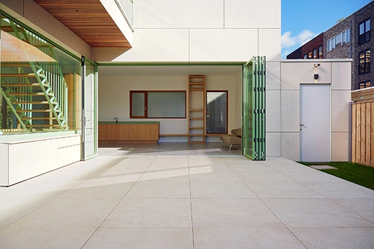 Solarlux Glas-Faltwand Einfamilienhaus Amsterdam 