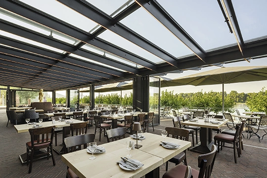 Solarlux Glas-Faltwand Rohmühle Bonn