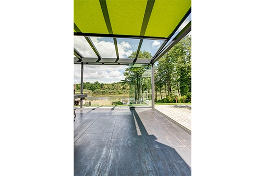 Beschattung Glashaus