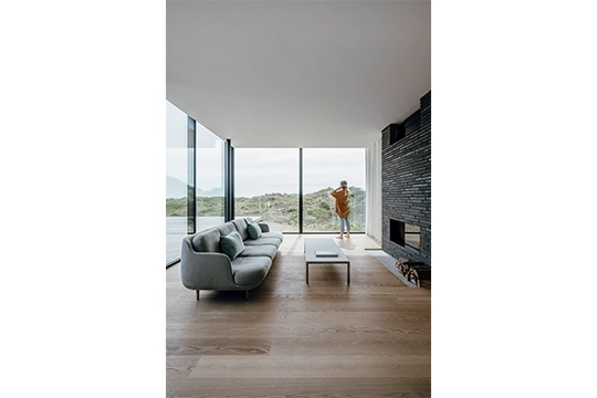 Gläsernes Strandhaus Dänemark