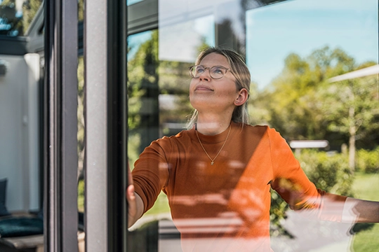Moderne Fenster sparen Energie ein