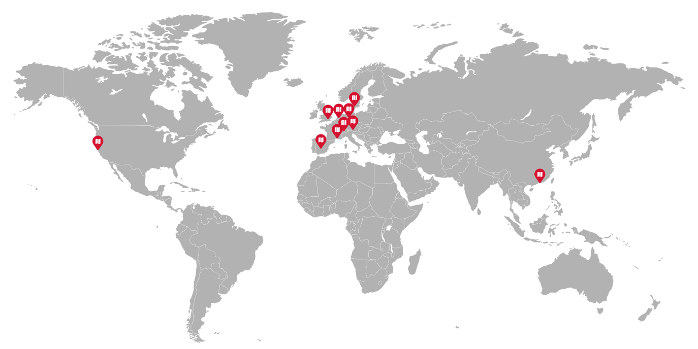Weltkarte Solarlux International