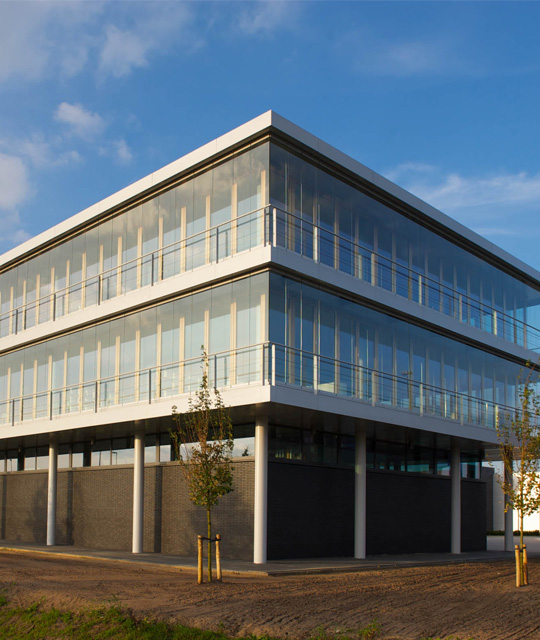 Außenansicht des Solarlux Gebäudes in Niederlande