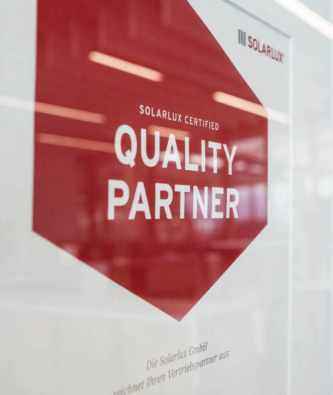 Quality Partner Zertifikat