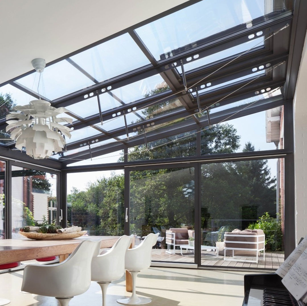 Glass Extension All Year Round Living
