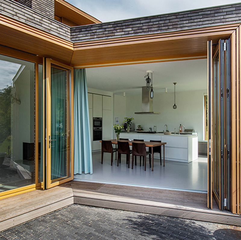 Glazen vouwwand Solarlux Voorschoten