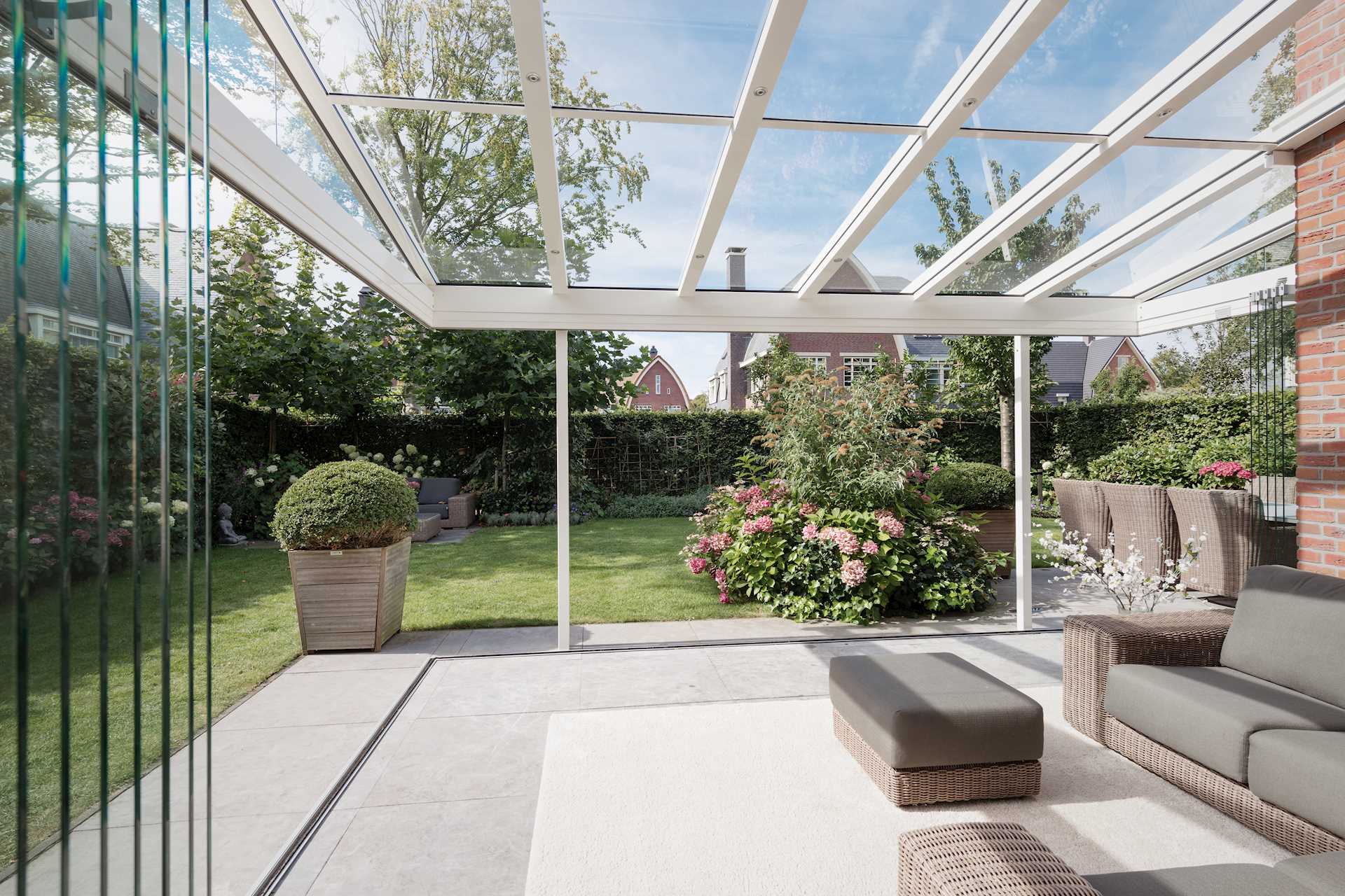 Terrassendach SDL Atrium Plus an Einfamilienhaus