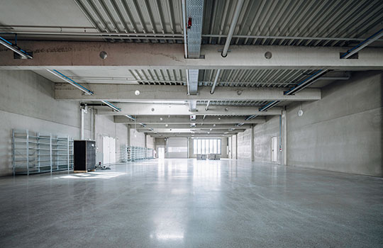 Lagerhalle auf dem Solarlux Campus