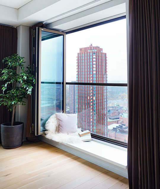 Solarlux foldedøre i Bohrs Tårn