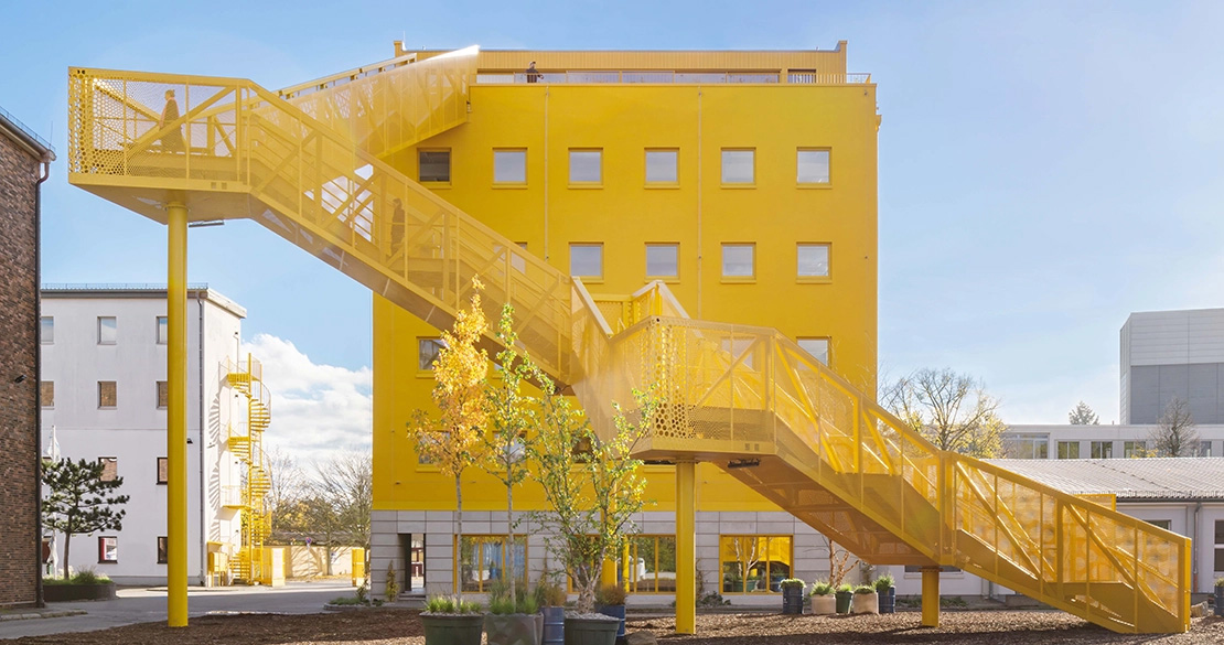 Solarlux Schiebefenster cero Ateliers Gardens Berlin