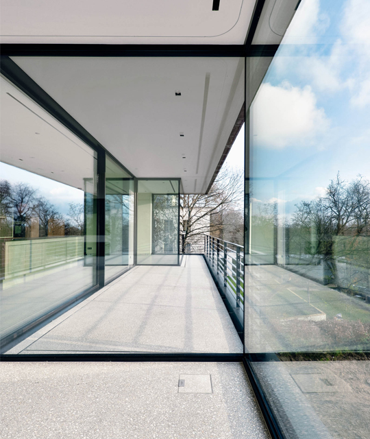 Wohnbereich der Villa am Schwielowsee