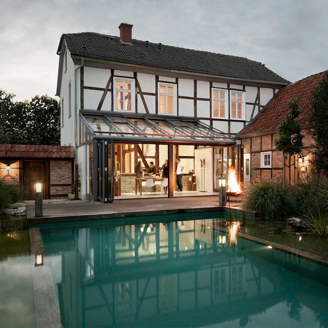 Wintergarten nobiles bei nacht