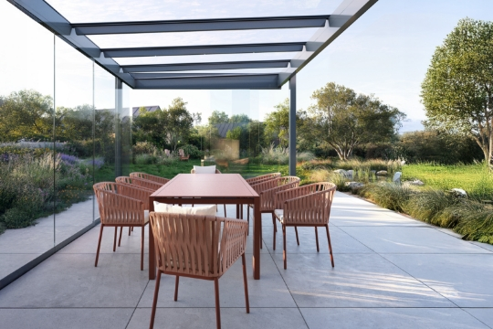 Solarlux acubis pergola Glashaus