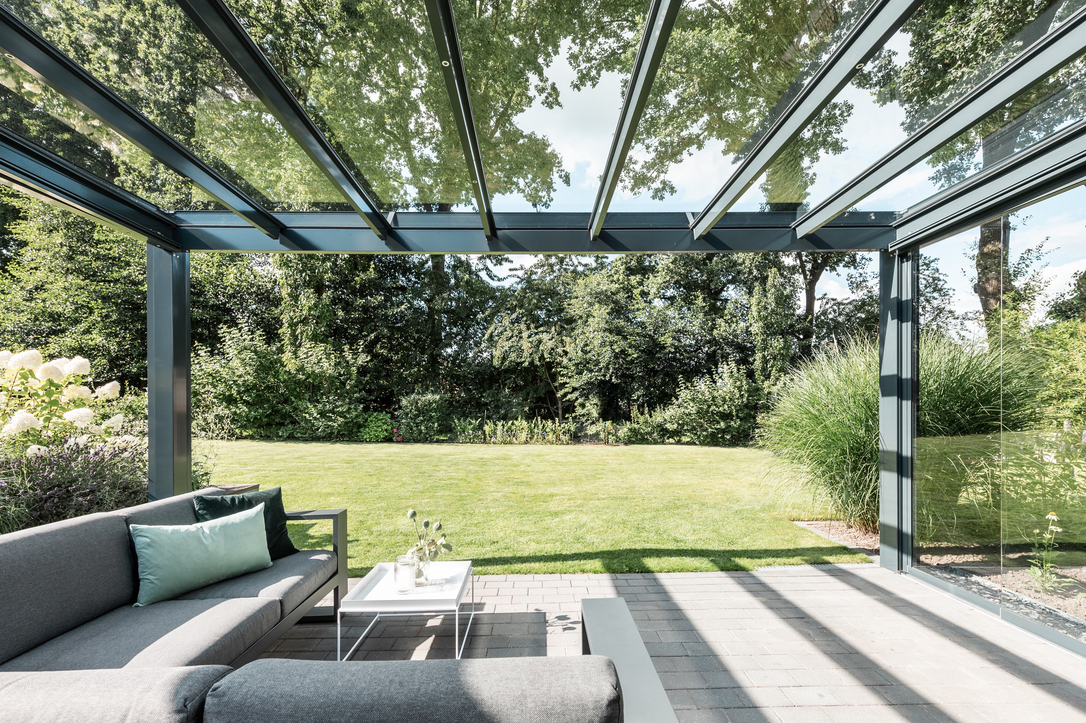 Glass canopies - verandas