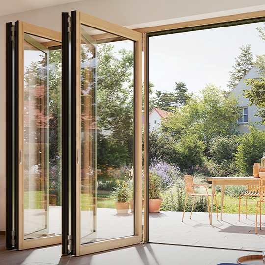 Solarlux glazen vouwwanden voor maximale opening