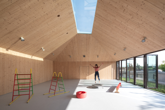 Ecole St Exupéry à Plaisir baie accordéon Solarlux