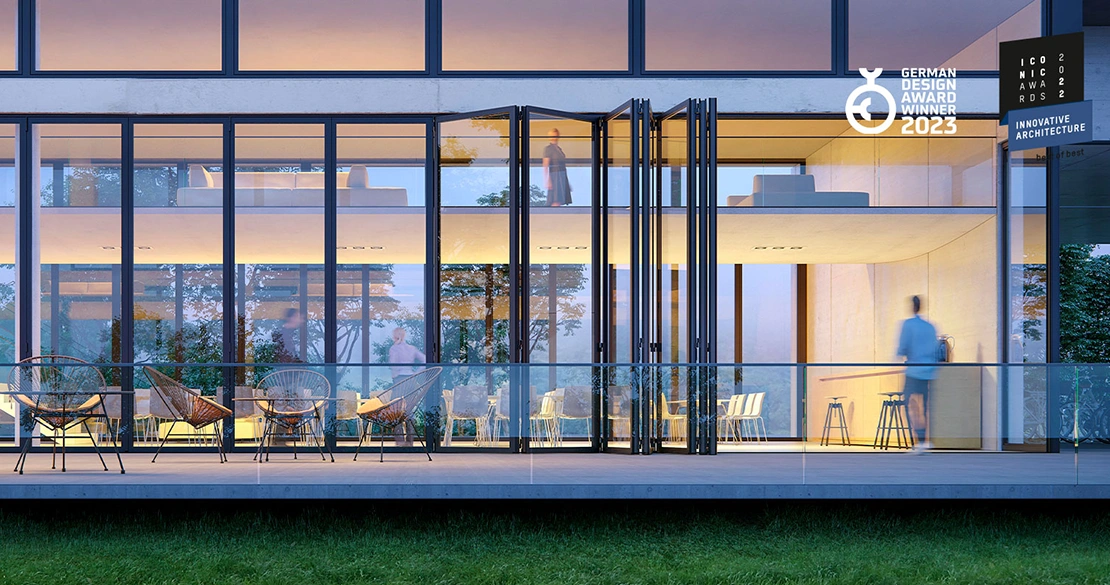 glas-faltwand-megaline-gewinnt-german-design-award-2023