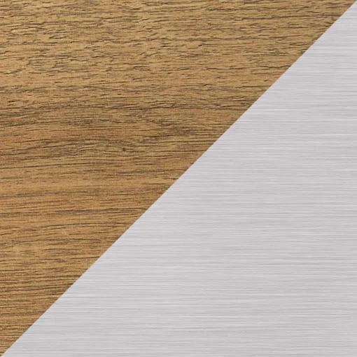 Materiaal hout en aluminium 