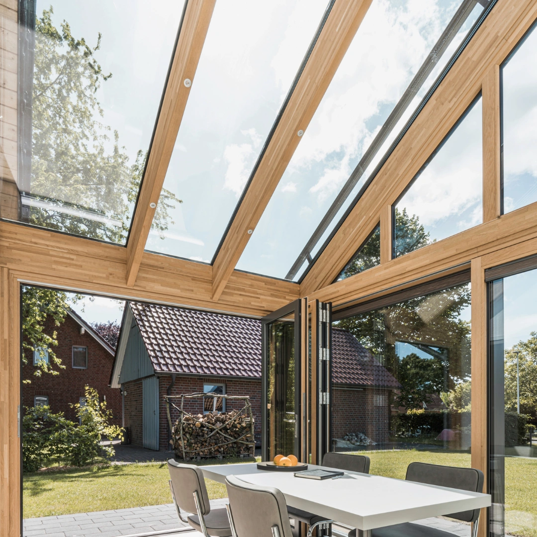 trä-tillbyggnader från Solarlux