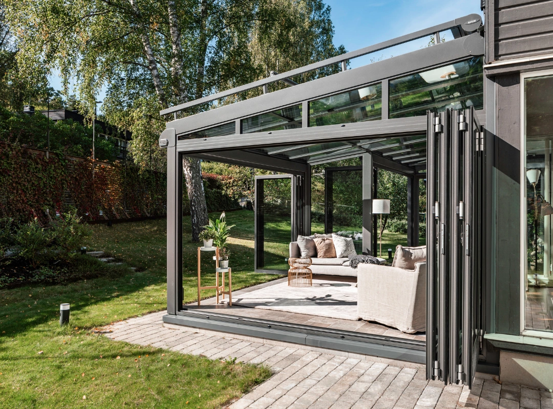 Trädgårdsrum från Solarlux