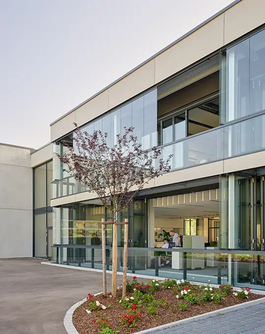 Linara Kaufbeuren mit Doppelfassade