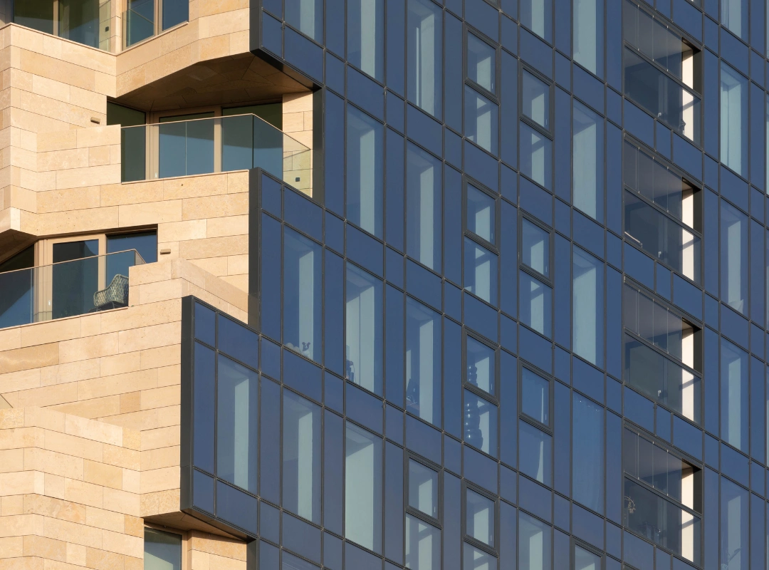 Smuk facade af Solarlux produkter
