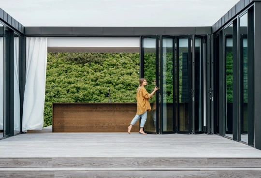 Foldedør til terrasse fra Solarlux