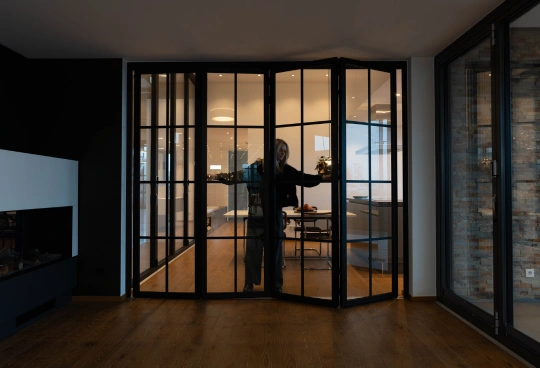 New Yorker skydedør