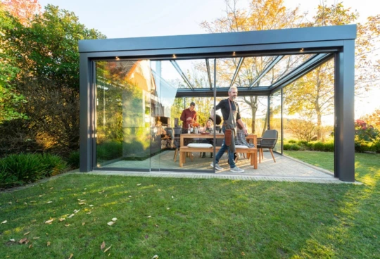 Skydedøre til udestue