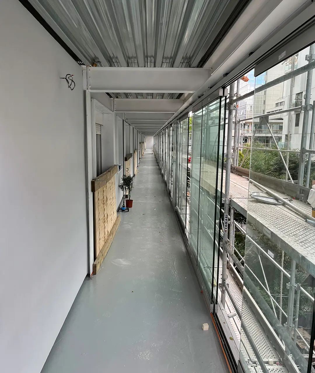 Vitrage de balcon Rénovation immeuble social Clichy-Batignolles