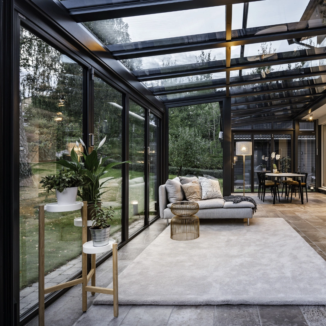 SDL Akzent Plus varmeisoleret vinterhave med konstruktion af aluminium.