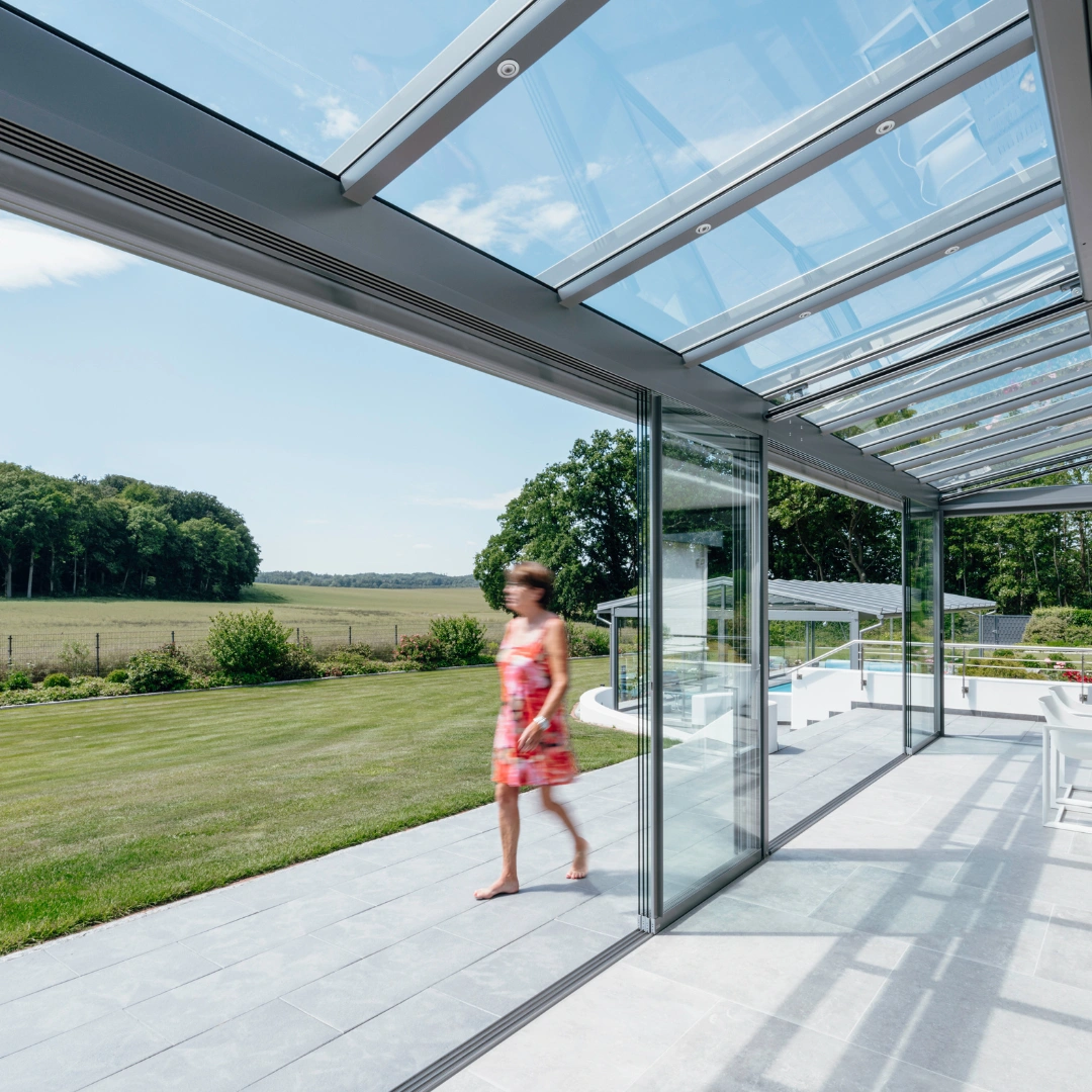 Skjutdörrar med flexibelt materialval