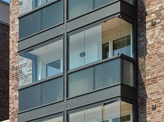 Balkonverglasung sl 25 modular