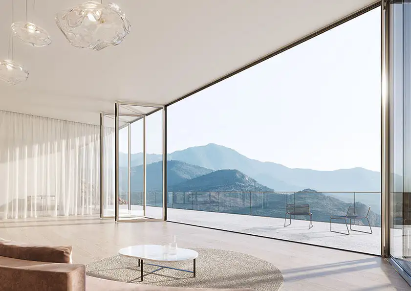 Solarlux bi-folding door. 