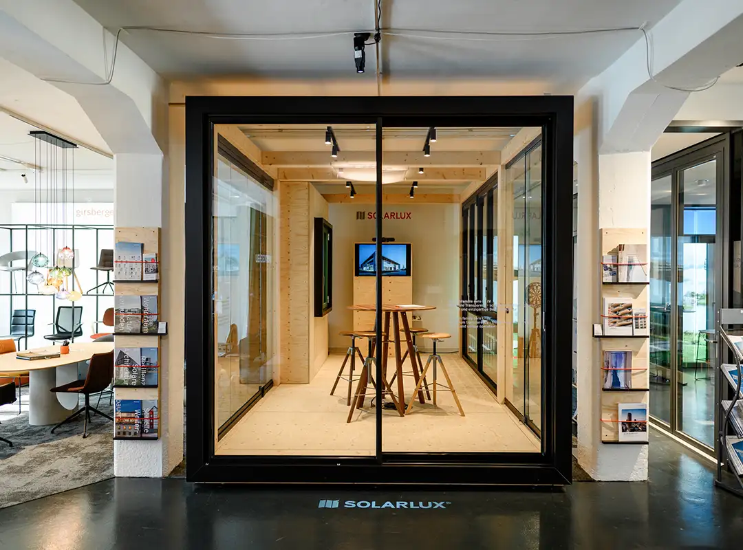 Solarlux Showroom in der DesignWerkschau München