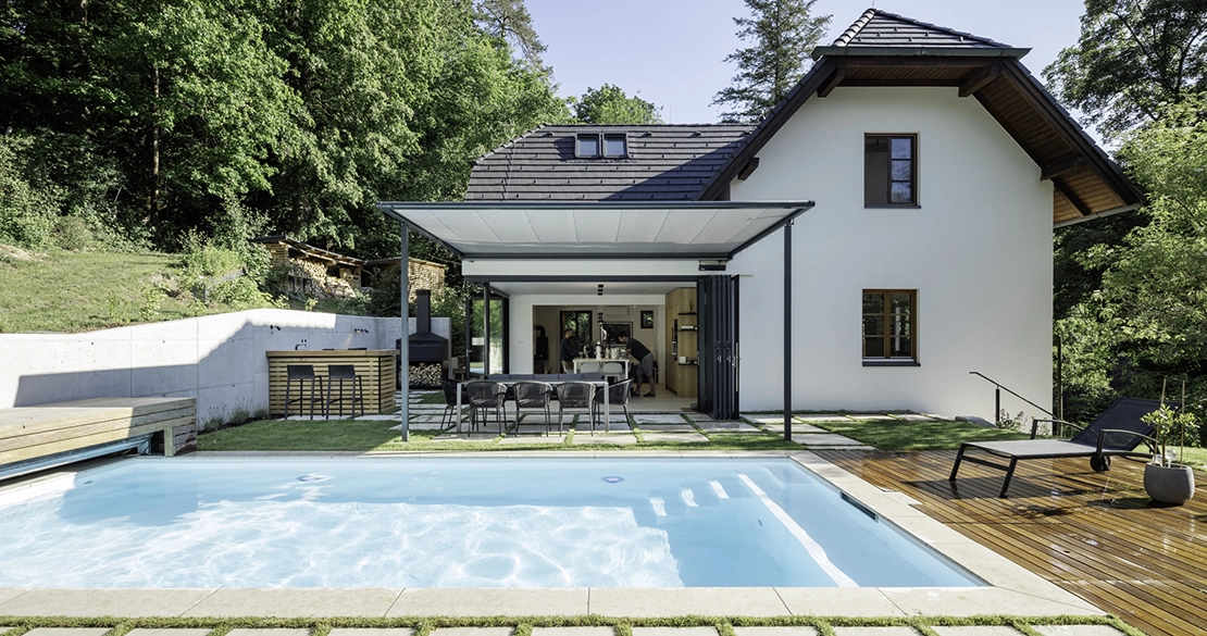 Solarlux Glas-Faltwand EFH St. Pölten