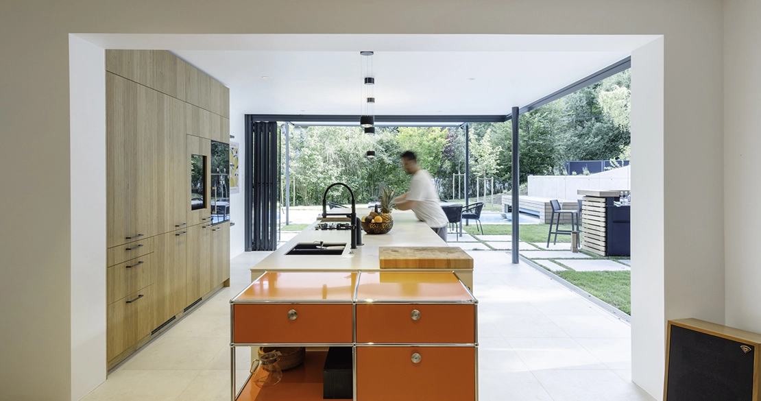 Solarlux Glas-Faltwand EFH St. Pölten