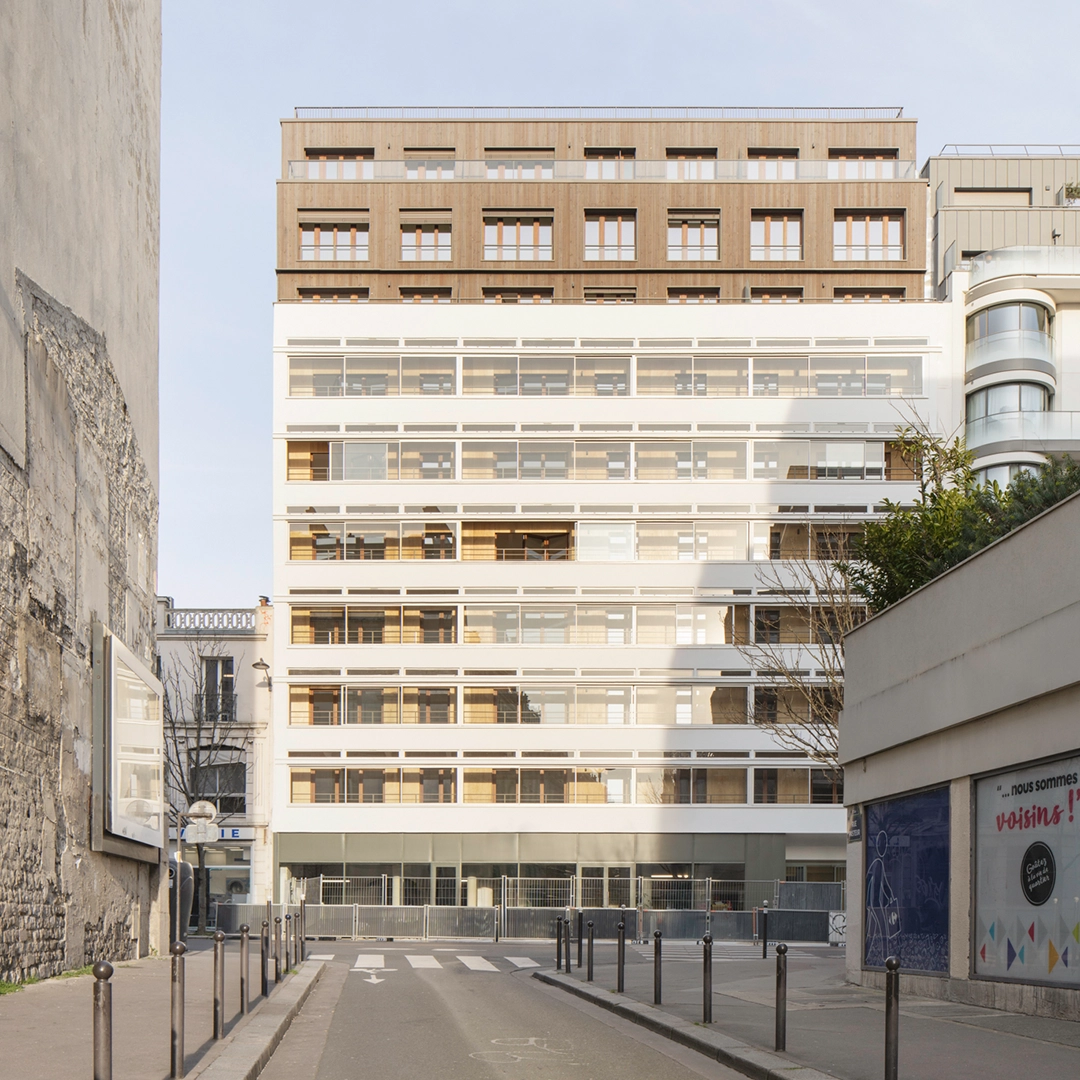 Glas-Faltwand Avenue Parmentier