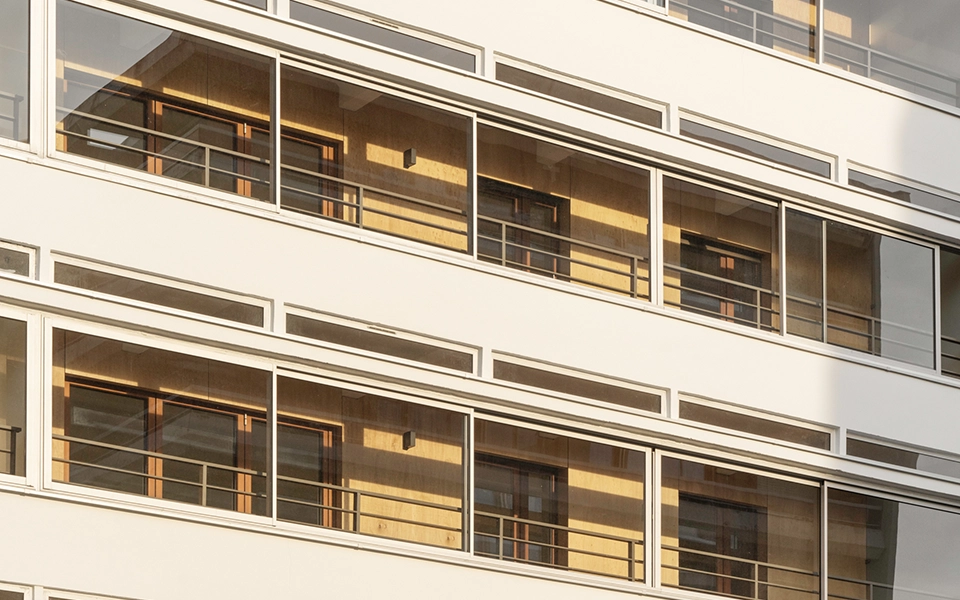 Glas-Faltwand Avenue Parmentier