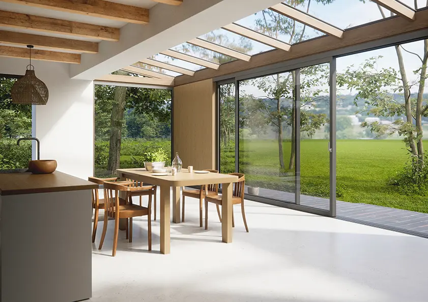 Solarlux sliding doors. 