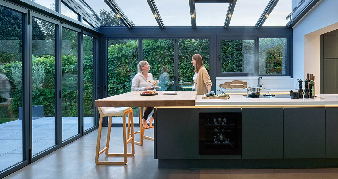 Glashaus oder Wintergarten